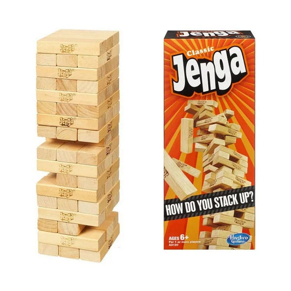 Classic Jenga Wooden Stacking Tower